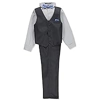 Boys' 4-Piece Suit Vest Set Outfit