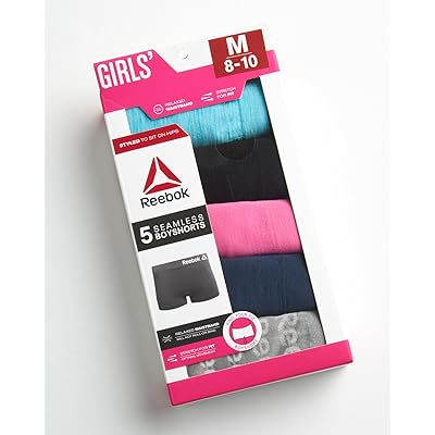Mua Reebok Girls' Underwear - Seamless Boyshort Panties (5 Pack