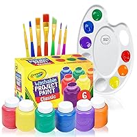 Nicpro 60 PCS Art Paint Set for Kids, Complete Acrylic Painting Supplies  Kit for Boy & Girls with 24 Acrylic Paint, 12 Brushes, 6 Canvas, 12 Papers