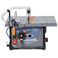 Table Saw for Jobsite 98% Vacuuming Rate, CuisinAid 8.5 inch Table Saw 5000RPM Cutting Speed, 2000W,15A Table Saw with Low Noise for DIY Woodworking and Furniture Making