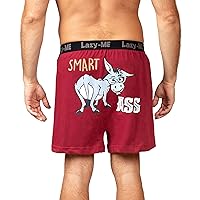 Men's Funny Novelty Boxer Shorts Humorous Underwear, Gag Gifts for Him