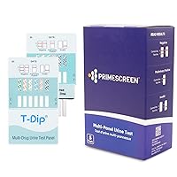 [5 Pack] Prime Screen 12 Panel Urine Test (AMP,BAR,BZO,COC,mAMP,MDMA,MOP/OPI 300,MTD,OXY,PCP,TCA,THC) - WDOA-7125