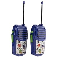 PJ Masks Molded Walkie Talkies for Kids WT2-01082 | Safe and Flexible Antenna, 1000ft Range, Easy-to-Use Power Switch, Belt Clip, Pack of 2, Stylish Appearance, 2-Pack