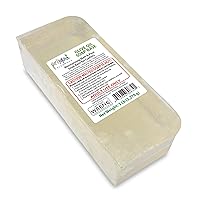 Primal Elements Olive Oil Soap Base - Moisturizing Melt and Pour Glycerin Soap Base for Crafting and Soap Making, Vegan, Cruelty Free, Easy to Cut - 5 Pound