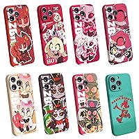 Anime Hazbin Hotel Phone Case for iPhone Case Series Cartoon Lovely Cute Design Hard Cover Morningstar Alastor (03,for iPhone 13)
