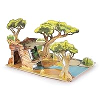 Papo -Hand-Painted - Figurine -Wild Animal Kingdom - The Savannah Playset -60113 -Collectible - for Children - Suitable for Boys and Girls- from 3 Years Old