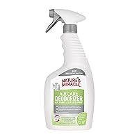 Nature's Miracle Air Care, Fabric and Surface Spray Aloe Rain Scent Pet Odor Eliminator Deodorizer, 24 fl. oz.