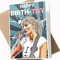 Taylor Swift Inspired Parody Birthday Card Birth-TAY 5x7 inches w/Envelope