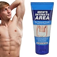 Hair Removal Cream,Body Hair Removal Cream Depilatory Cream Made for Men,Painless Gentle Smoothing Skin Hair Inhibitor Cream for Private Part,Depilatory Cream for Unwanted Hair