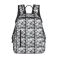Clock Art Print Simple And Lightweight Leisure Backpack, Men'S And Women'S Fashionable Travel Backpack