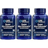 Life Extension - Super Bio-Curcumin - 400 Mg - 60 Vcaps (Pack of 3)