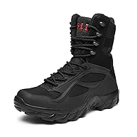 Extra Large Men's Tactics Boots Work Shoes Men's Military Boots Men Special Power Tactics Desert Battle Snow Shoes Outdoor Male Tracking Warm Shoes Warm Cotton Shoes