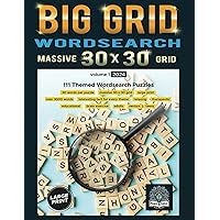 Big Grid Wordsearch Big Grid Wordsearch Paperback Hardcover