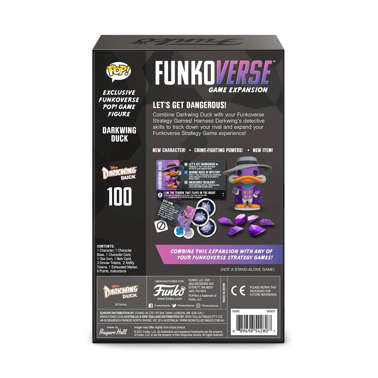 Funko Funkoverse: Darkwing Duck 100 Expansion Spring Convention Exclusive