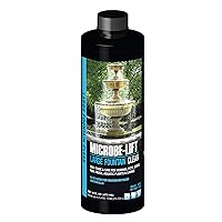 Large Fountain Clear Two-in-One Water Cleaner and Surface Treatment for Outdoor Fountains and Water Features, Safe for Birds, Fish, and Frogs, 16 Ounces