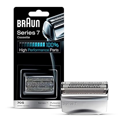 Braun Series 7 70S Electric Shaver Head Replacement, Compatible with Series 7 Shavers: 720cc, 730cc, 735s, 750cc, 760cc, 790cc, and 795cc