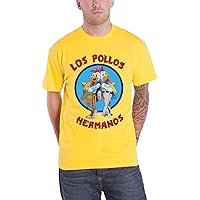 T Shirt Los Pollos Hermanos Chicken Logo Official Mens Yellow