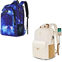 MATEIN Travel Backpack for Men Women, Anti Theft College Laptop Daypack. Computer Backpack for Women, Large Anti Theft TSA 17 Inch Laptop Backpack, Water Resistant Cute College Backpack