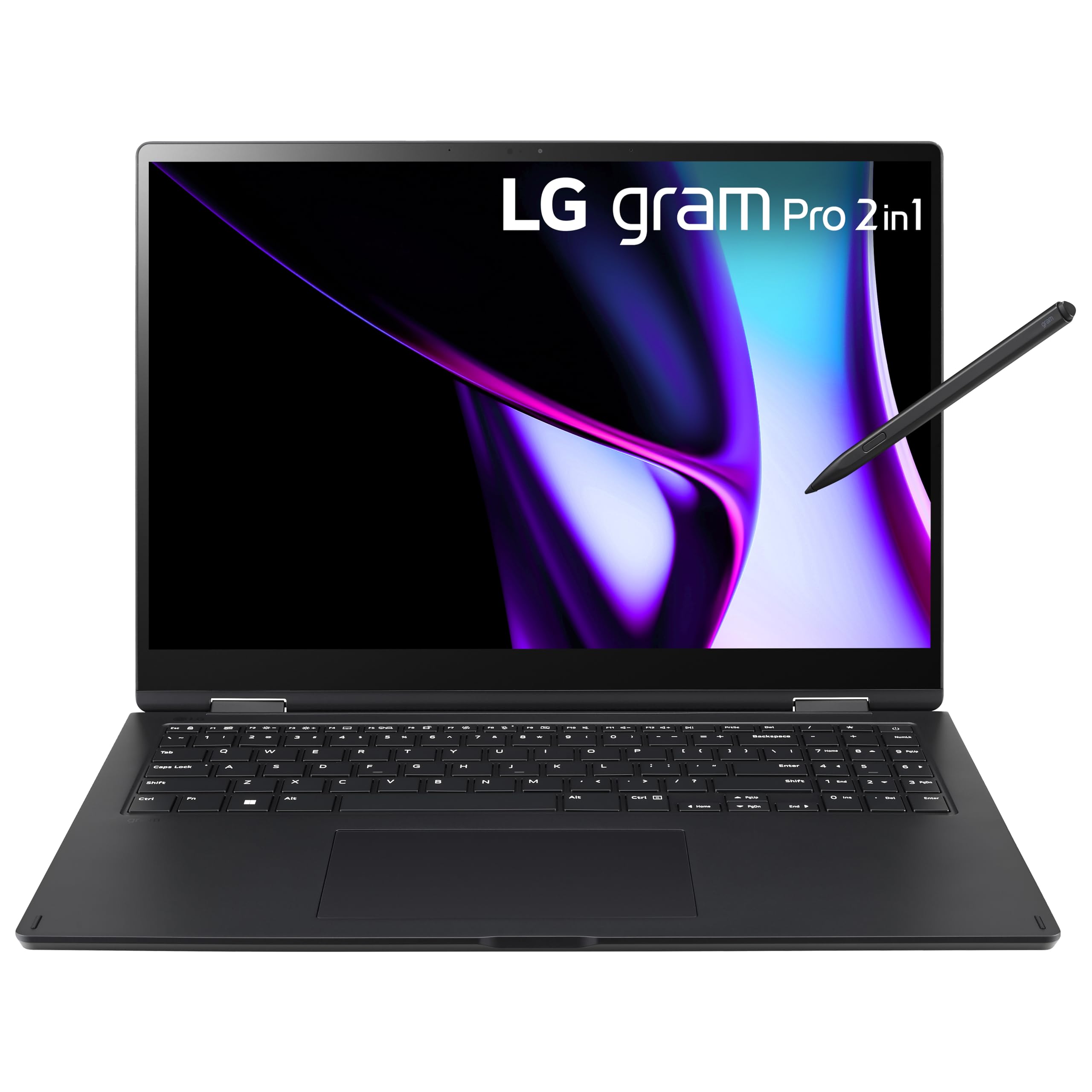 LG Gram Pro 2in1 16-inch Lightweight and Versatile Laptop, Intel Evo Edition - Intel Core Ultra 7, 32GB RAM, 2 TB SSD with OLED Touch Display