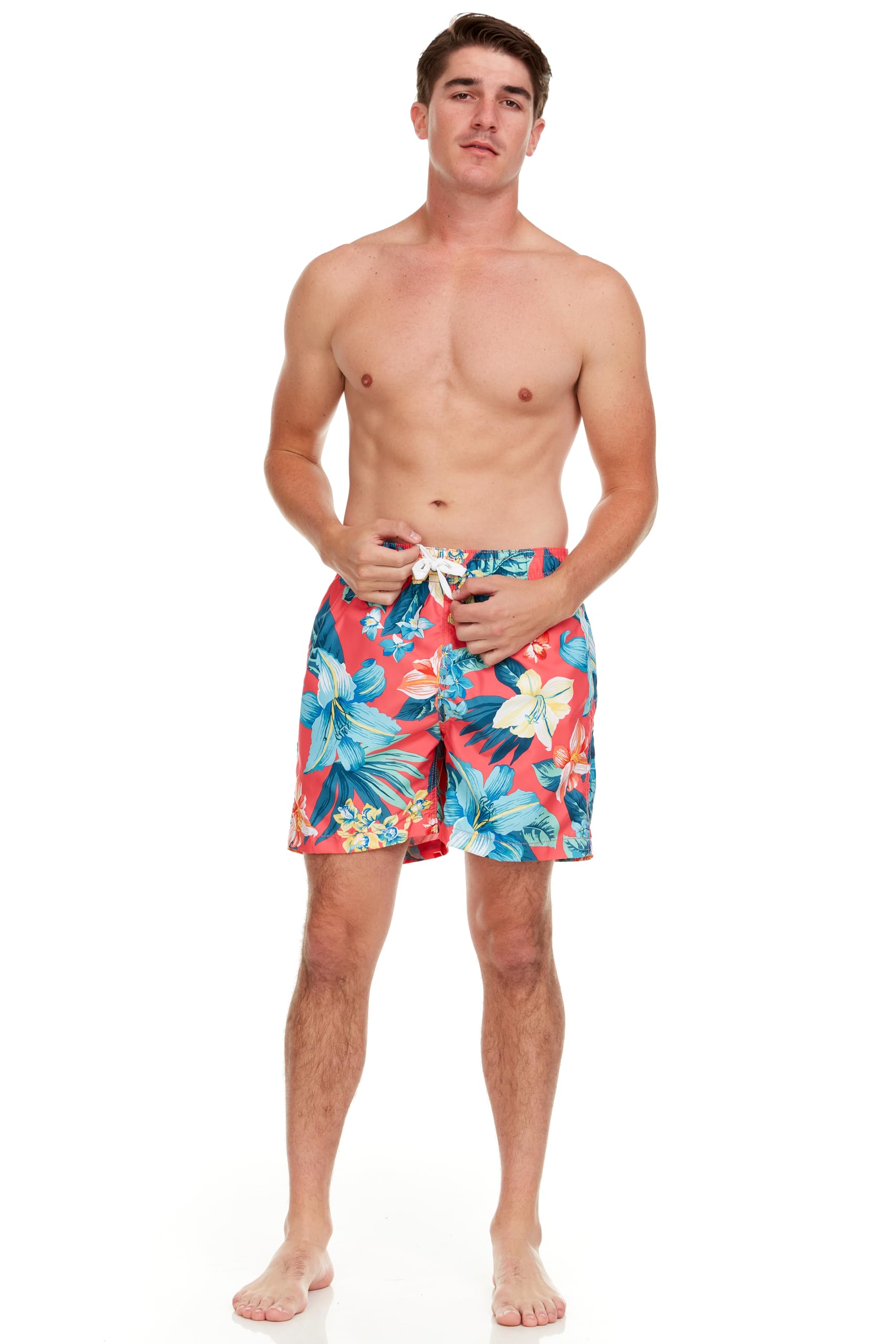 Kanu Surf Men's Havana Swim Trunks (Regular & Extended Sizes)