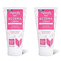 Hyland's Naturals Baby Eczema Cream, Rich Soothing Moisturizer for Eczema Prone Skin, With Colloidal Oatmeal, 5 ounce (Pack of 2)