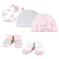 Hudson Baby Baby Girls' Cap and Socks Set