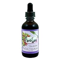 Herb Lore Relax Tincture 2 fl oz Alcohol Free - Liquid Drops with Lemon Balm Extract, Chamomile & Skullcap for Kids & Adults