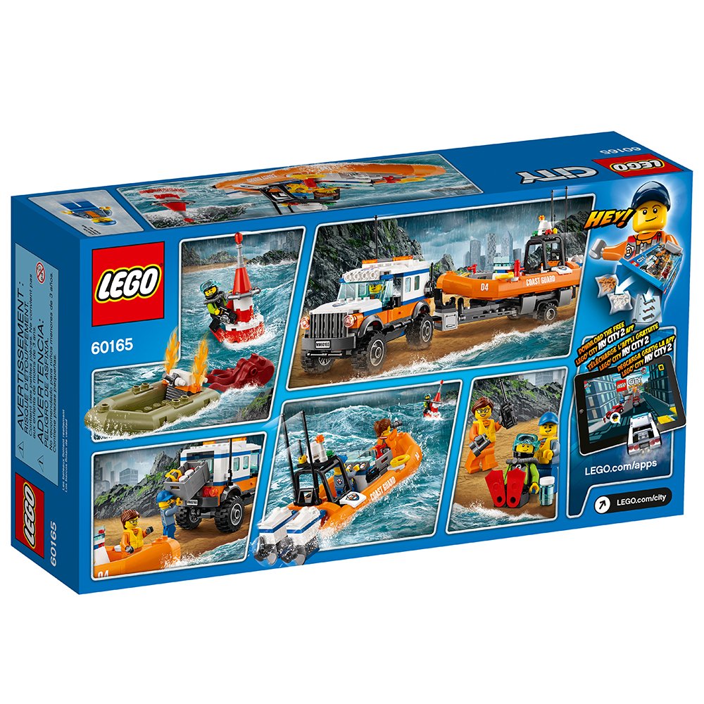 LEGO City Coast Guard 4 x 4 Response Unit 60165 Building Kit (347 Piece)