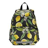ALAZA Vintage Yellow Lemon Casual Backpack Travel Daypack Bookbag Chest Strap
