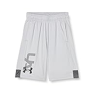 Under Armour Boys' UA Velocity Shorts - Mod Gray/Pitch Gray (YLG)