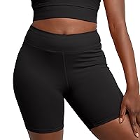 Hanes Women's Stretch Jersey Bike Shorts, Women’s Cotton Bike Shorts, Women’s Athletic Shorts, 7