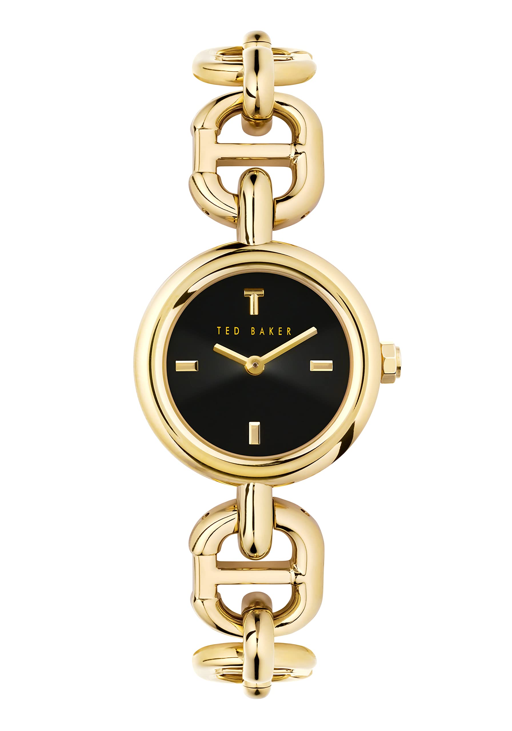Ted Baker Margiot Stainless Steel Yellow Gold Chain Watch (Model: BKPMAF2019I)