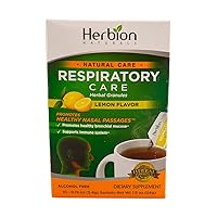Herbion Naturals Respiratory Care - Natural Care - Herbal Granules - Lemon - 10 Packets