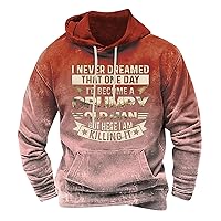 Pull Over Men's Hoodie Men 2023 Big And Tall Long Sleeve Sweatshirt Midweight Graphic Hoodies With Kanga Pockets