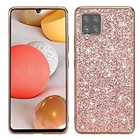 Case for Galaxy A42 5G,Galaxy A42 5G Case,Glitter Sparkly Luxury Light Slim Shockproof Protective Bling Diamond Girls for Women Phone Case for Samsung Galaxy A42 5G (Pink)