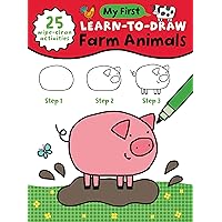 My First Learn-To-Draw: Farm Animals: Coloring Book for Toddlers with 25 Wipe Clean Activities and Marker (My First Wipe Clean How-To-Draw) My First Learn-To-Draw: Farm Animals: Coloring Book for Toddlers with 25 Wipe Clean Activities and Marker (My First Wipe Clean How-To-Draw) Spiral-bound Kindle