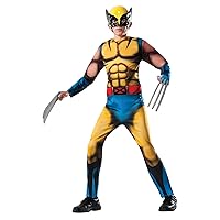 Rubie's Marvel Classic Universe Child's Deluxe Muscle-Chest Wolverine Costume, Large