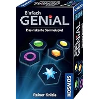712662 Simply Genial - The Risky Collecting Game, Small Gift Game from 7 Years for 2-4 People, Travel Game, Board Game, Gift for Birthday, Souvenir