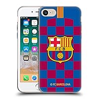 Head Case Designs Officially Licensed FC Barcelona Home 2019/20 Crest Kit Soft Gel Case Compatible with Apple iPhone 7/8 / SE 2020 & 2022