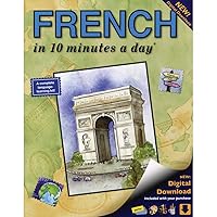 FRENCH in 10 minutes a day: Language course for beginning and advanced study. Includes Workbook, Flash Cards, Sticky Labels, Menu Guide, Software, ... Grammar. Bilingual Books, Inc. (Publisher) FRENCH in 10 minutes a day: Language course for beginning and advanced study. Includes Workbook, Flash Cards, Sticky Labels, Menu Guide, Software, ... Grammar. Bilingual Books, Inc. (Publisher) Paperback