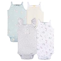 Baby Girls Multi-Pack Sleeveless Onesies Bodysuit