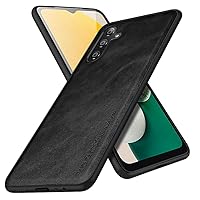 X-level Samsung Galaxy A13 5G Case Premium PU Leather Cell Phone Cover for Women Men Elegant Soft TPU Bumper Shockproof Protective Cases Phone Cover for Galaxy A13 5G(Black)