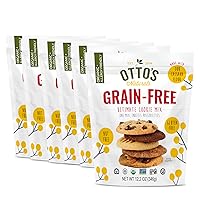 Otto’s Naturals Grain-Free Ultimate Cookie Mix, Made with Organic Cassava Flour, Gluten-Free All-Purpose Cookie Mix, Non-GMO Verified - 12.2 Oz Bag (6 Pack)