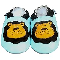 Prewalk Baby Shoes Boy Girl Soft Sole Leather Infant Children Kid Toddler Crib Gift Lion Blue