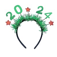New Year Headband Wreath Hair Bands Sparkle Headpiece For Girls Women Wedding Festival Holiday Christmas Headdress