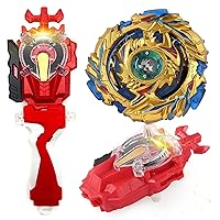 Sparking Launcher Set Bey Battle Blade Burst Gaming Tops Toy B-79 Booster Drain Fafnir.8.Nt Play Blade Blades for Boys 6-8 Battling Tops Left Right String Launcher Grip Kids Gifts