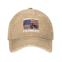 Support Locals Farmers Cap for Men Dad Hats Vintage Hats