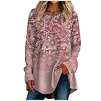 Plus Size Shirts for Women Black Long Sleeve Shirt Women Womens Long Sleeve Shirts Compression Shirt Y2K Shirts Shirts for Women Top Workout Shirts for Women Long Pink S
