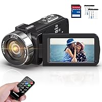 Camcorder Video Camera 4K Ultra 48MP with IR Night Vision,18X Digital Zoom Camcorder Recorder 3