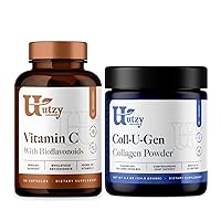 Vitamin C Complex | 400mg Vitamin C with Acercola & Citrus Bioflavonoids + Coll-U-Gen | Joint Support Supplement - with Type II Undenatured Collagen (UC-II®) & Fortigel®